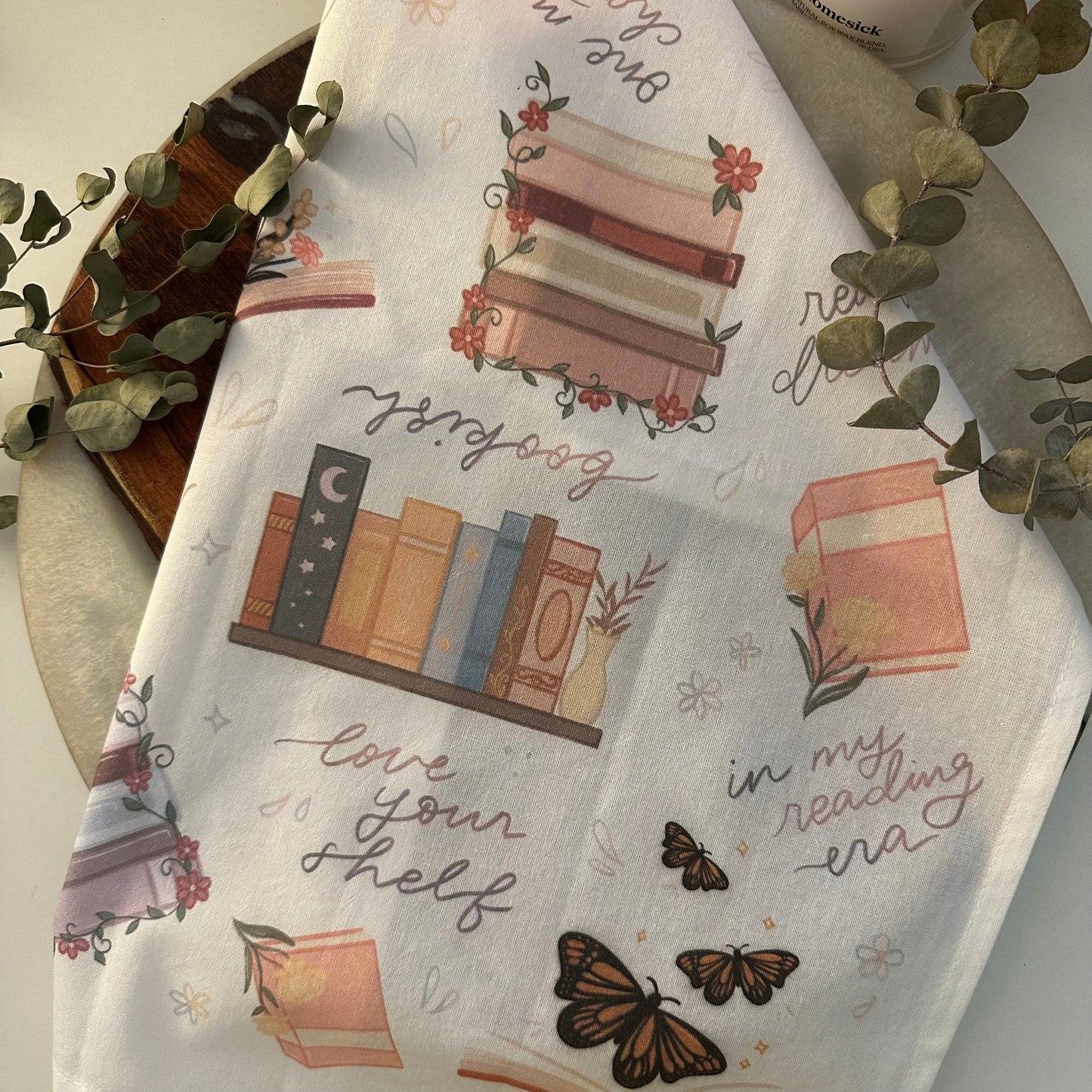 Book Lover Tea Towel