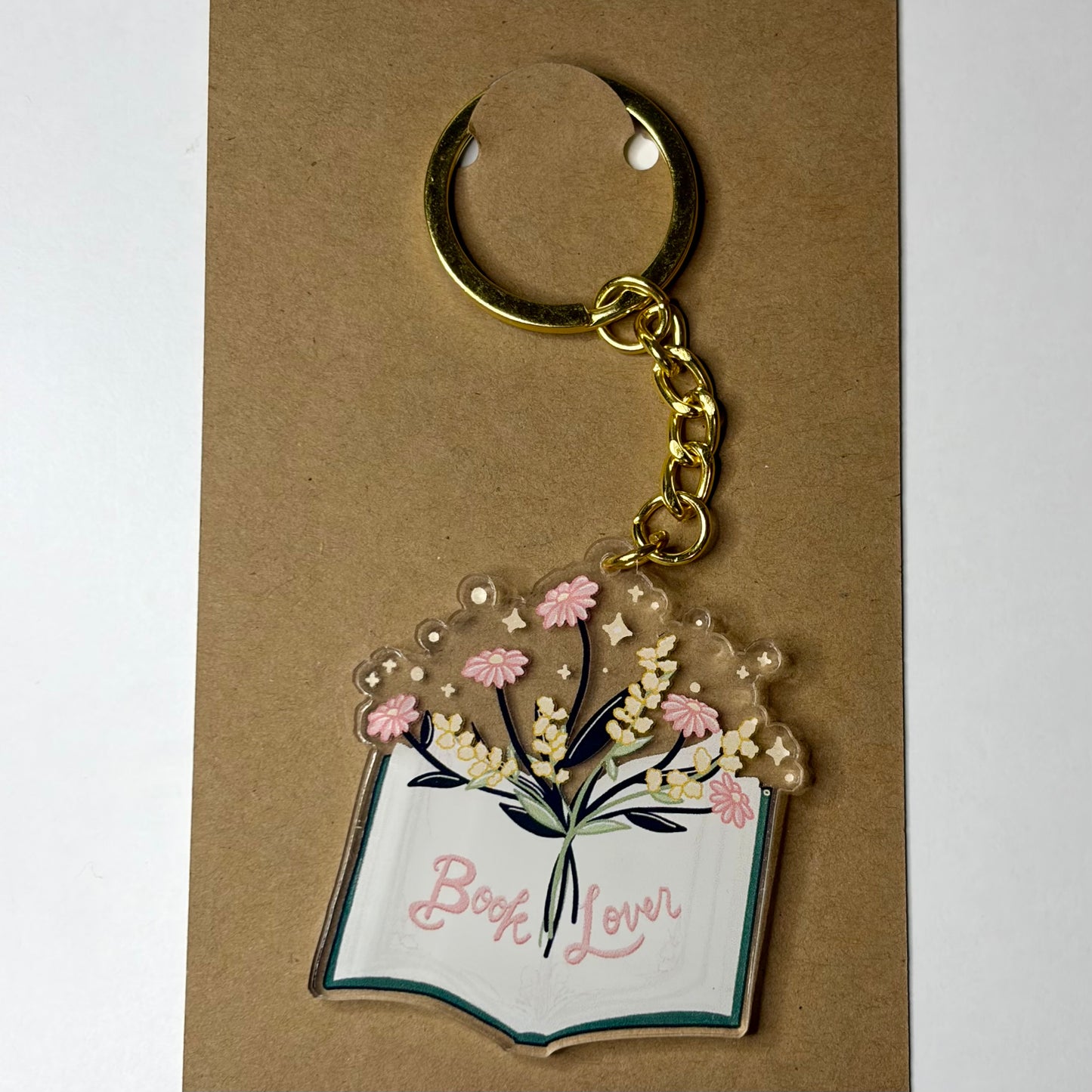 Book Lover Keychain