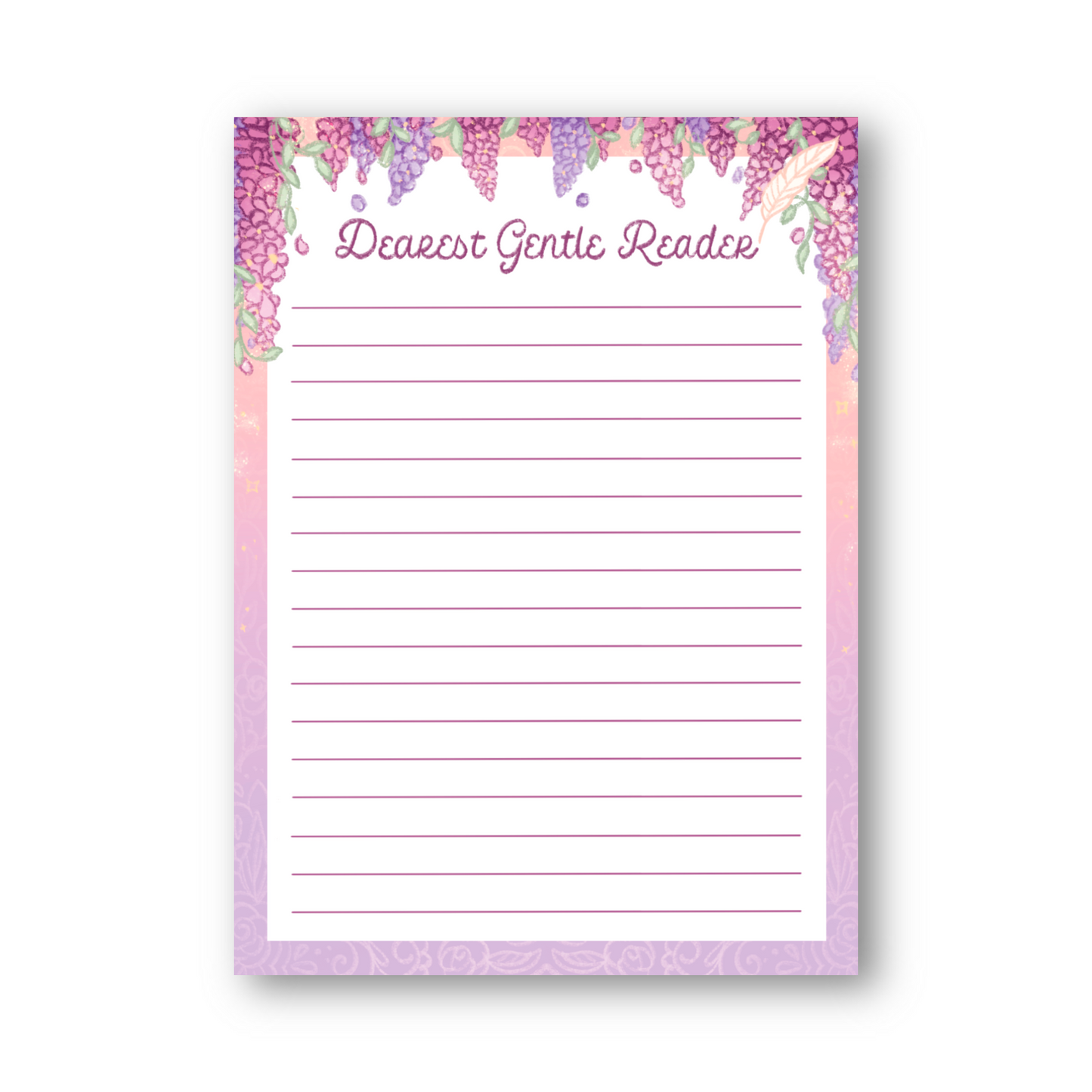 Dearest Gentle Reader Notepad