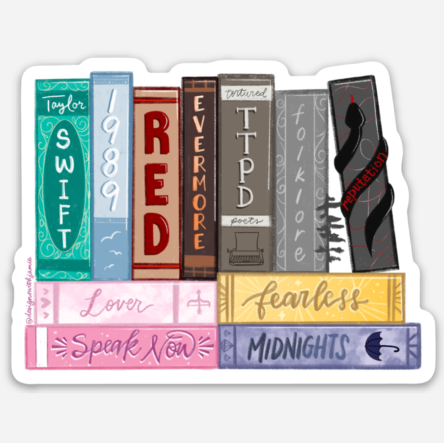 TS Eras Book Sticker