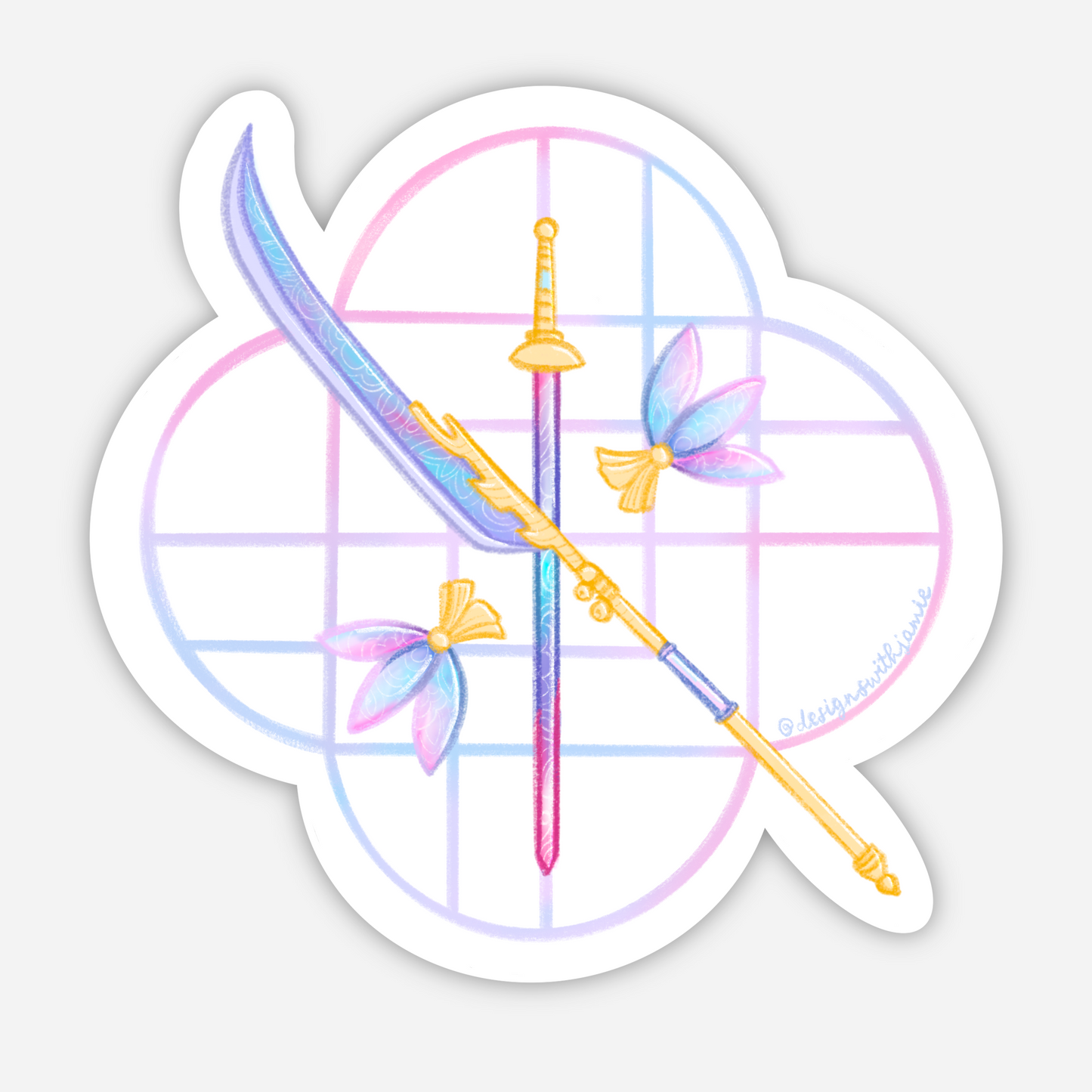 Huntrix Weapons Sticker