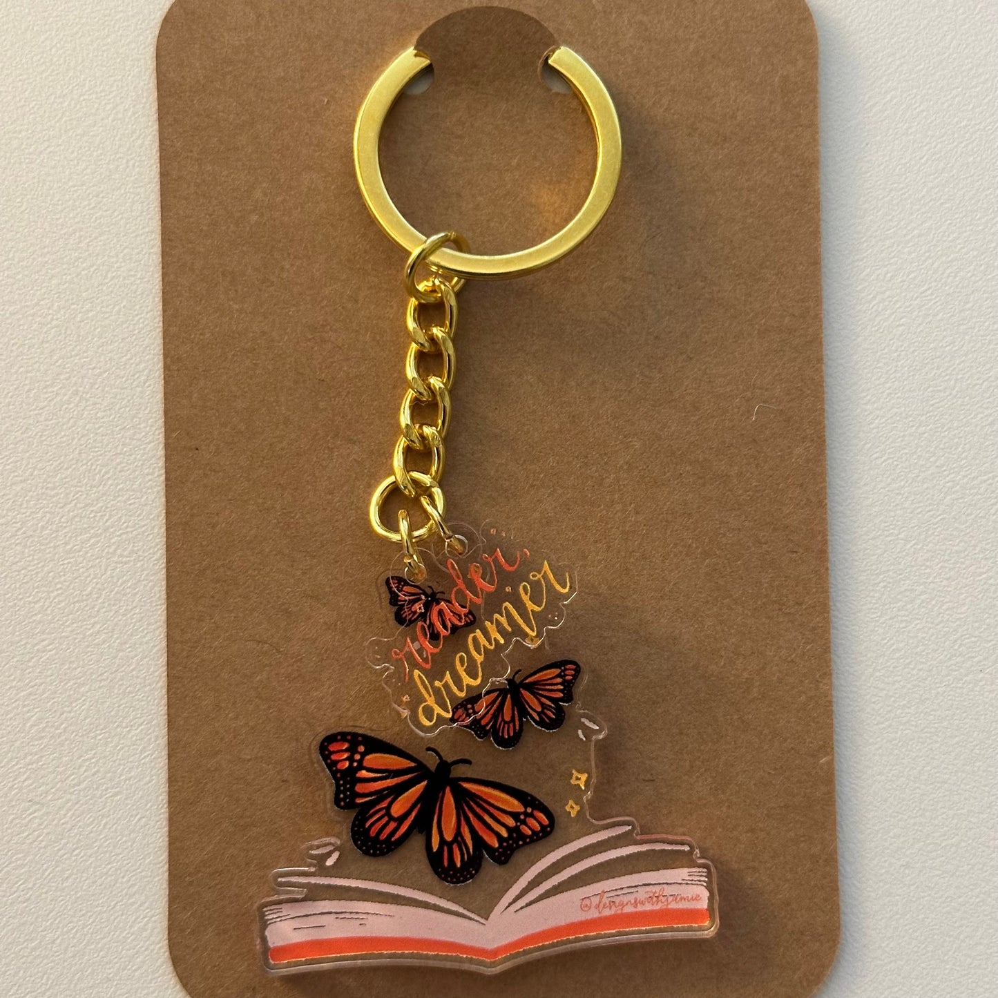 Reader, Dreamer Keychain