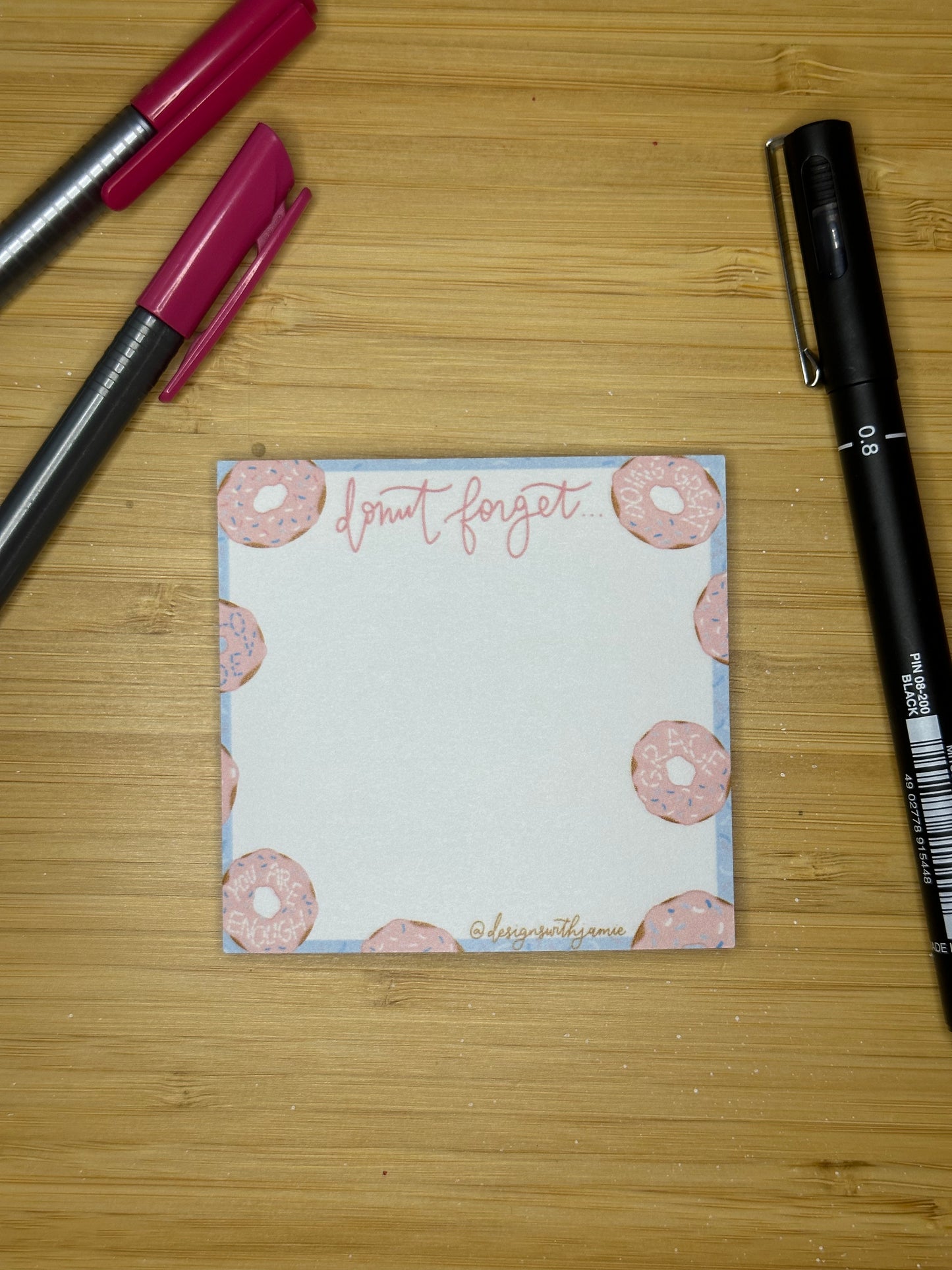 Donut Forget Sticky Notes