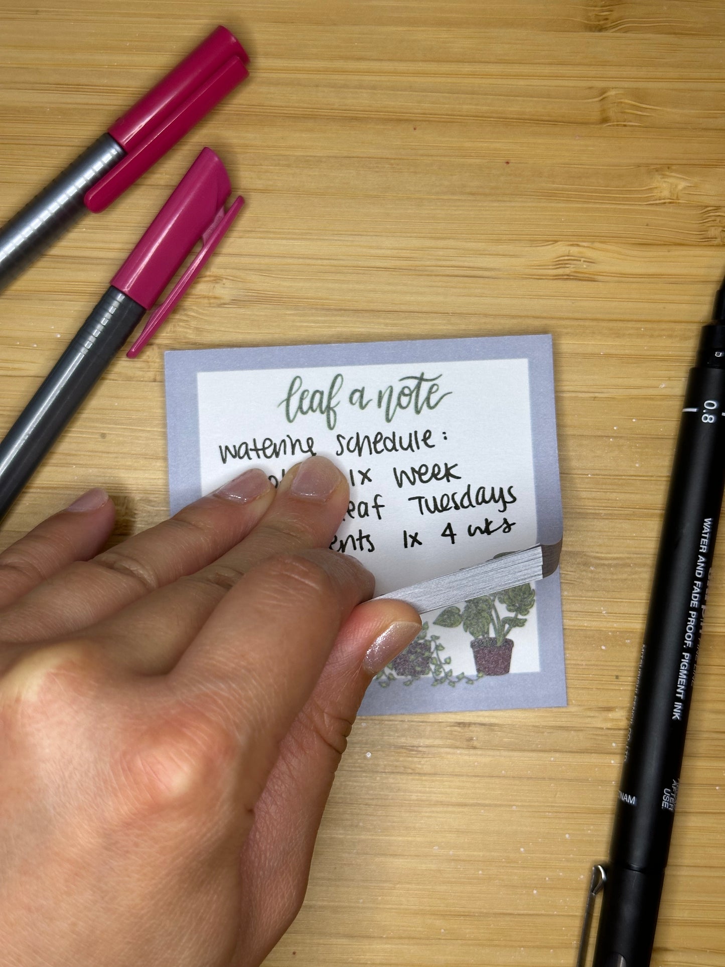 Leaf a Note Sticky Notes