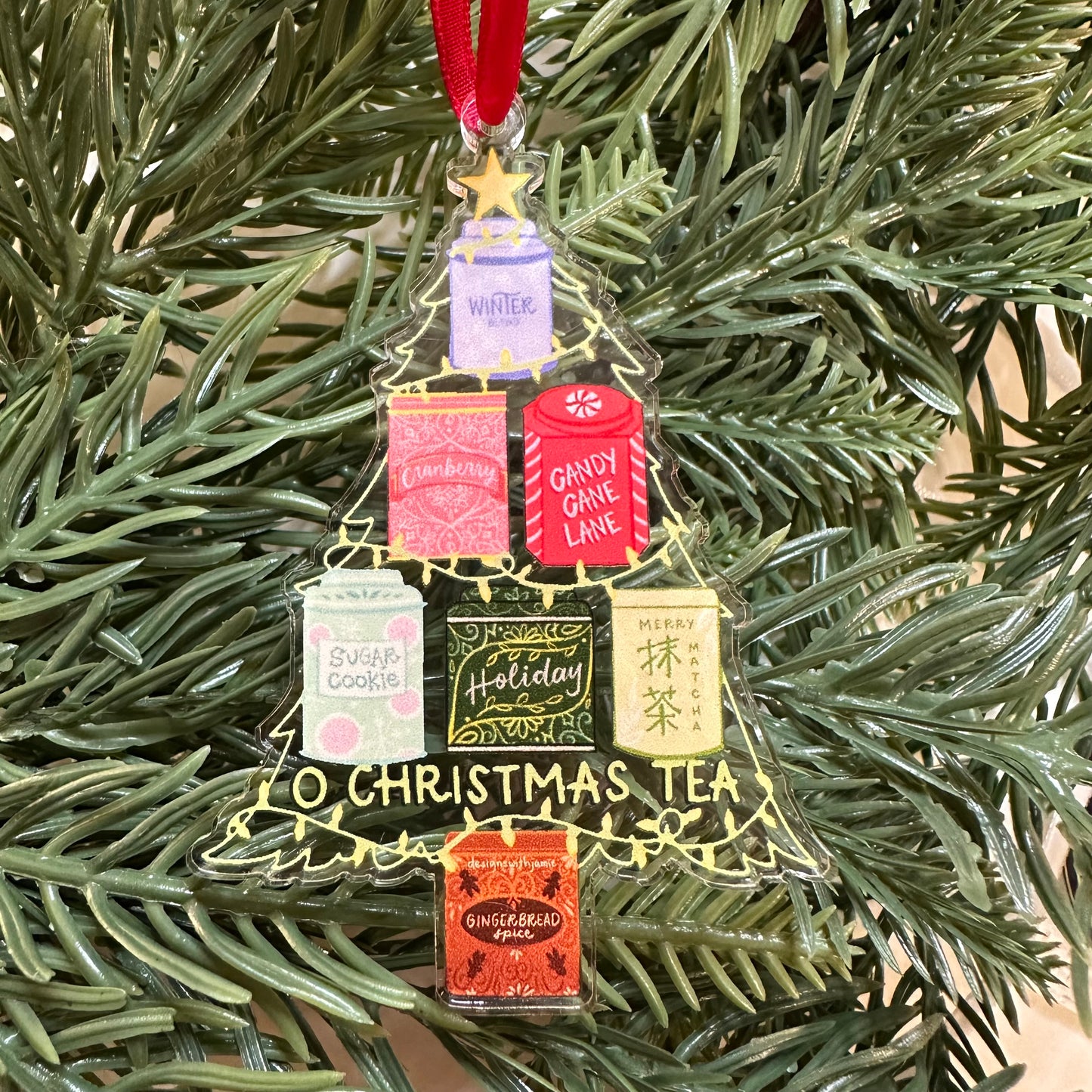 O Christmas Tea Tree Ornament