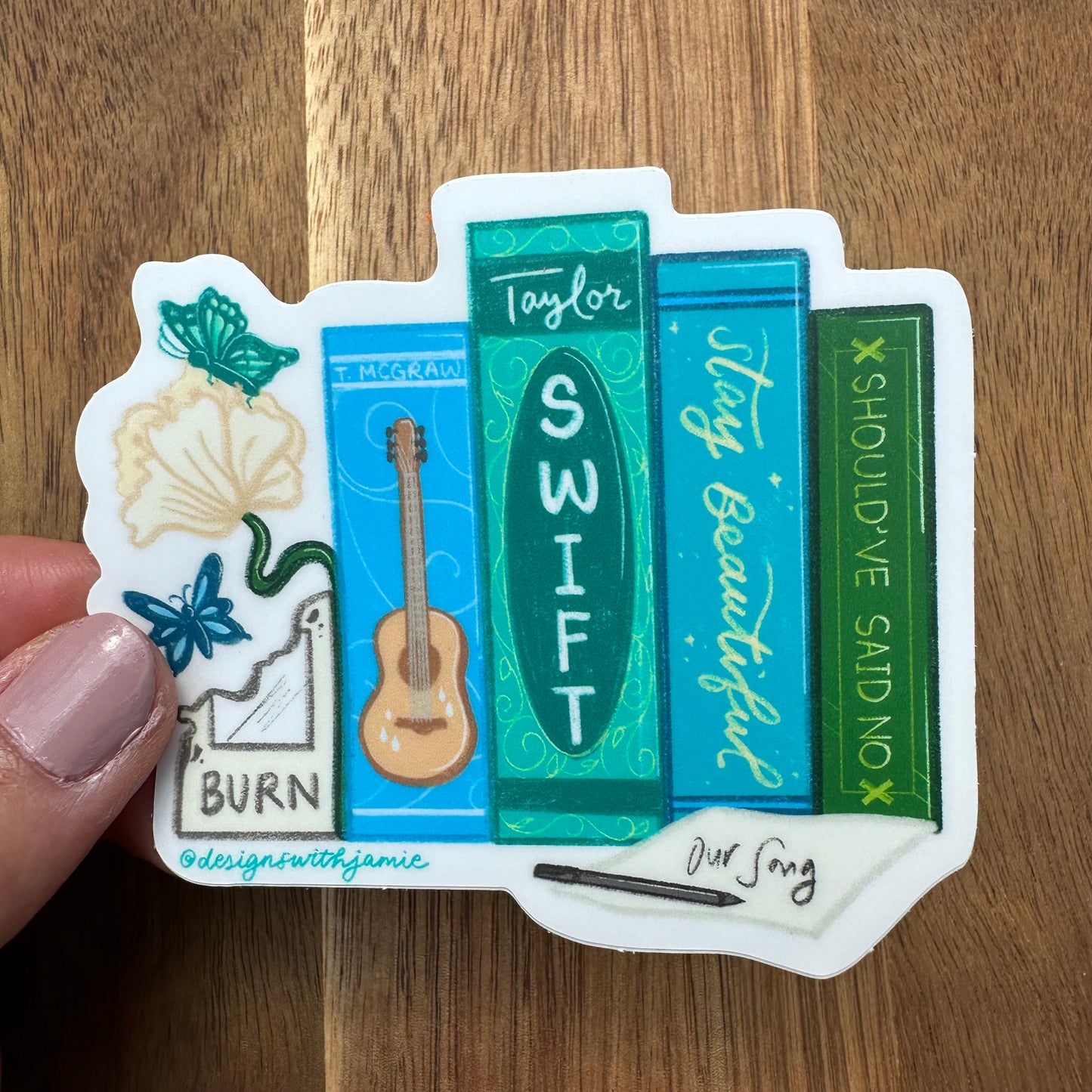 Debut Books Sticker