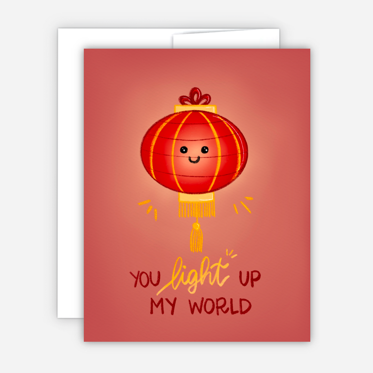 You Light Up My World Card