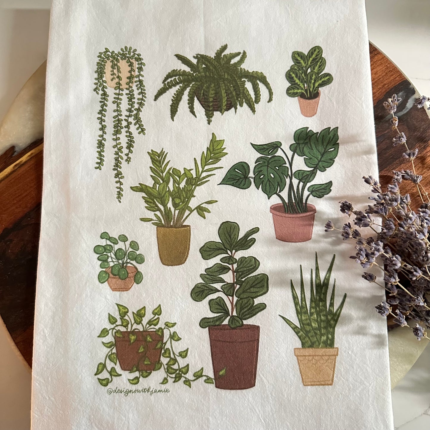 Plant Lover Tea Towel