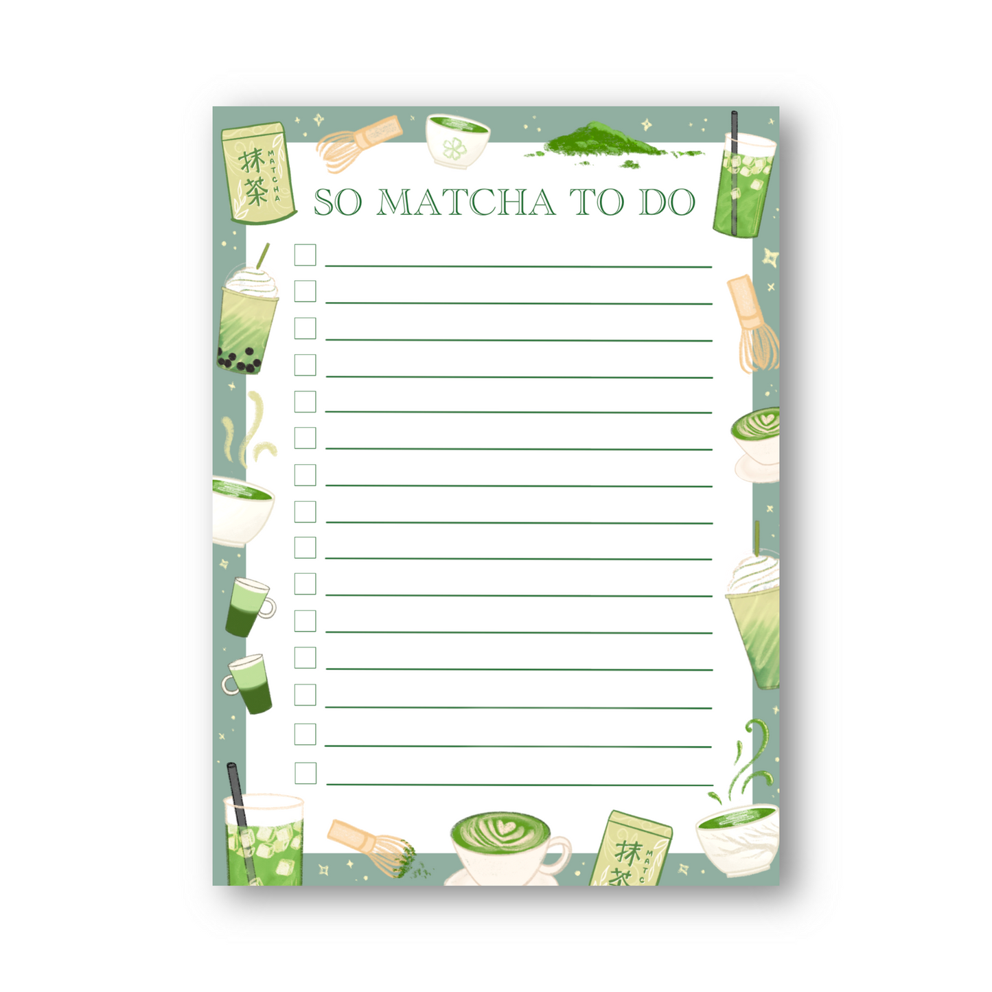 So Matcha to Do Notepad