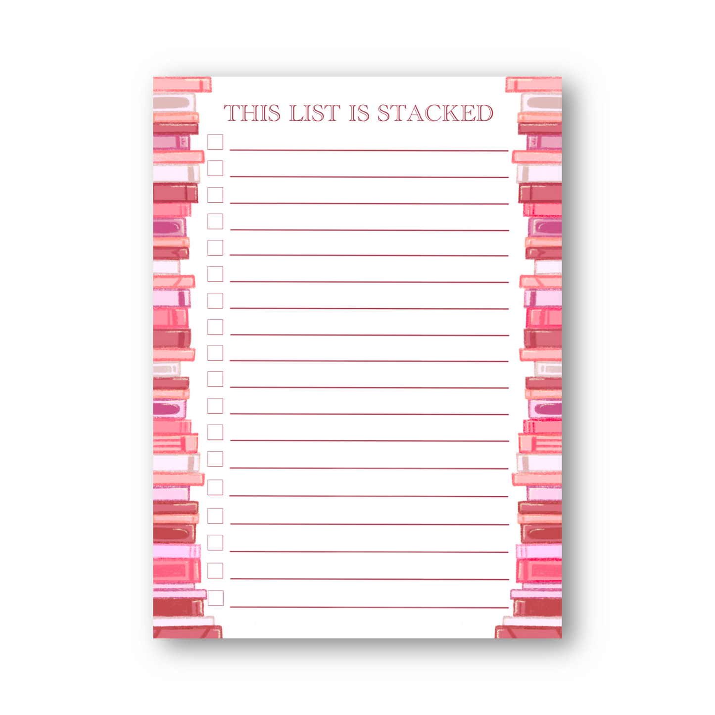 This List is Stacked Notepad