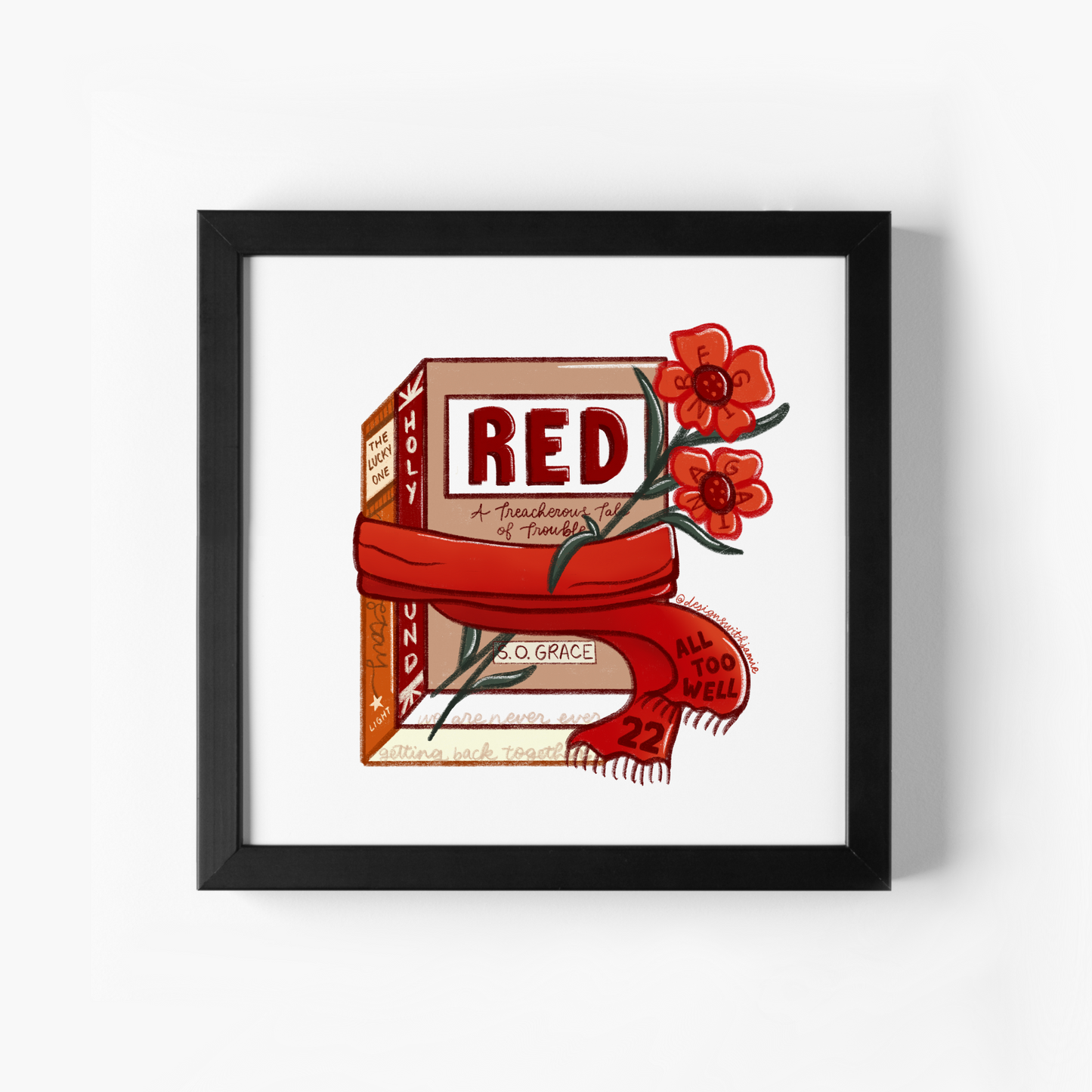 TS Red Album Print