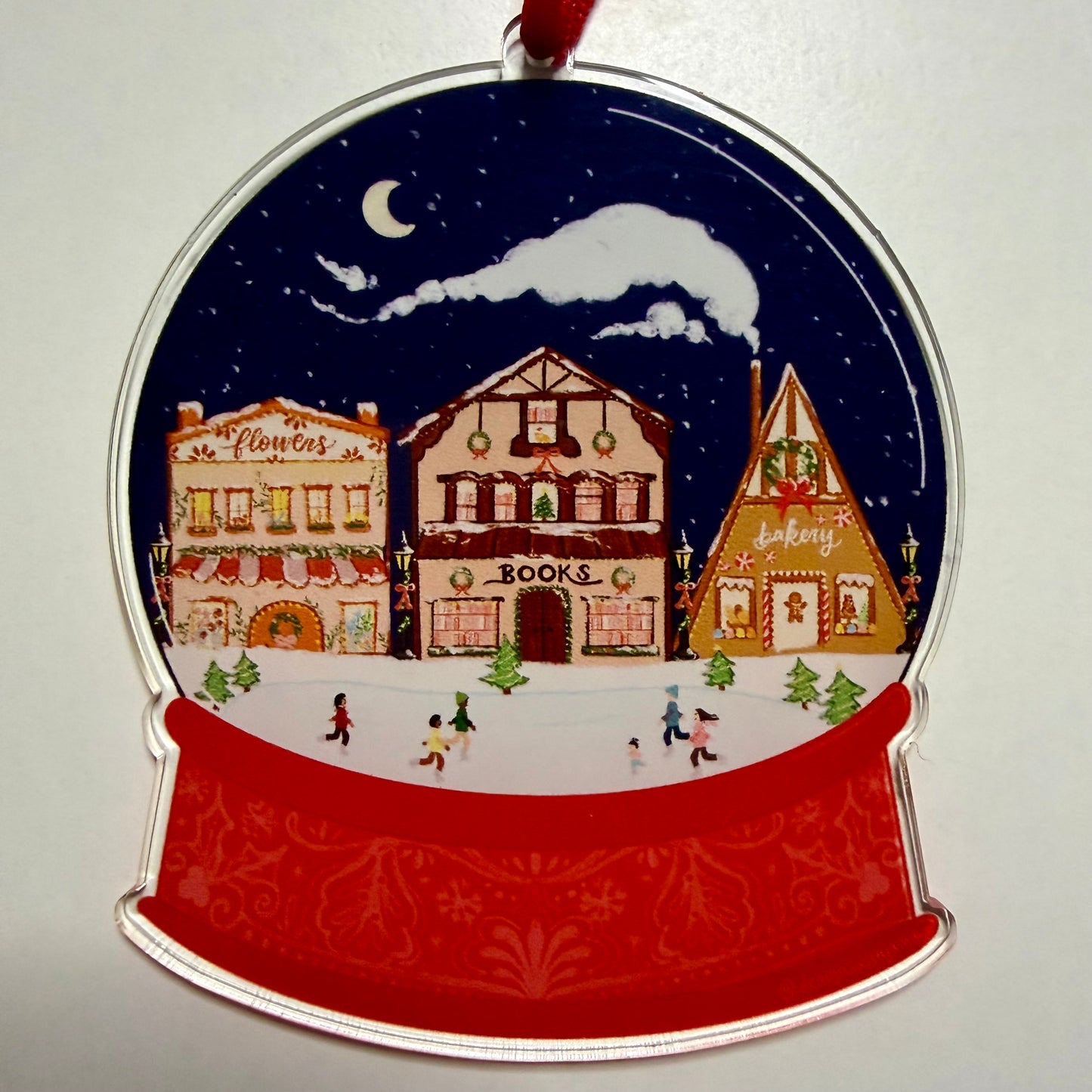 Christmas Village Snowglobe Ornament