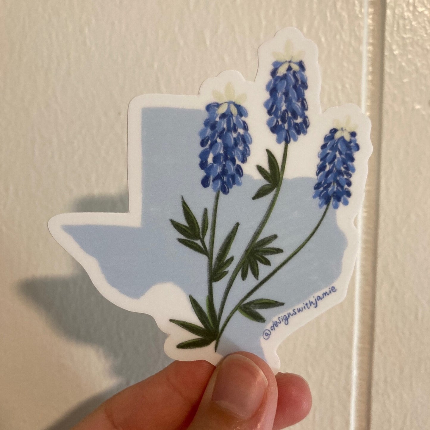 Texas Bluebonnet Sticker