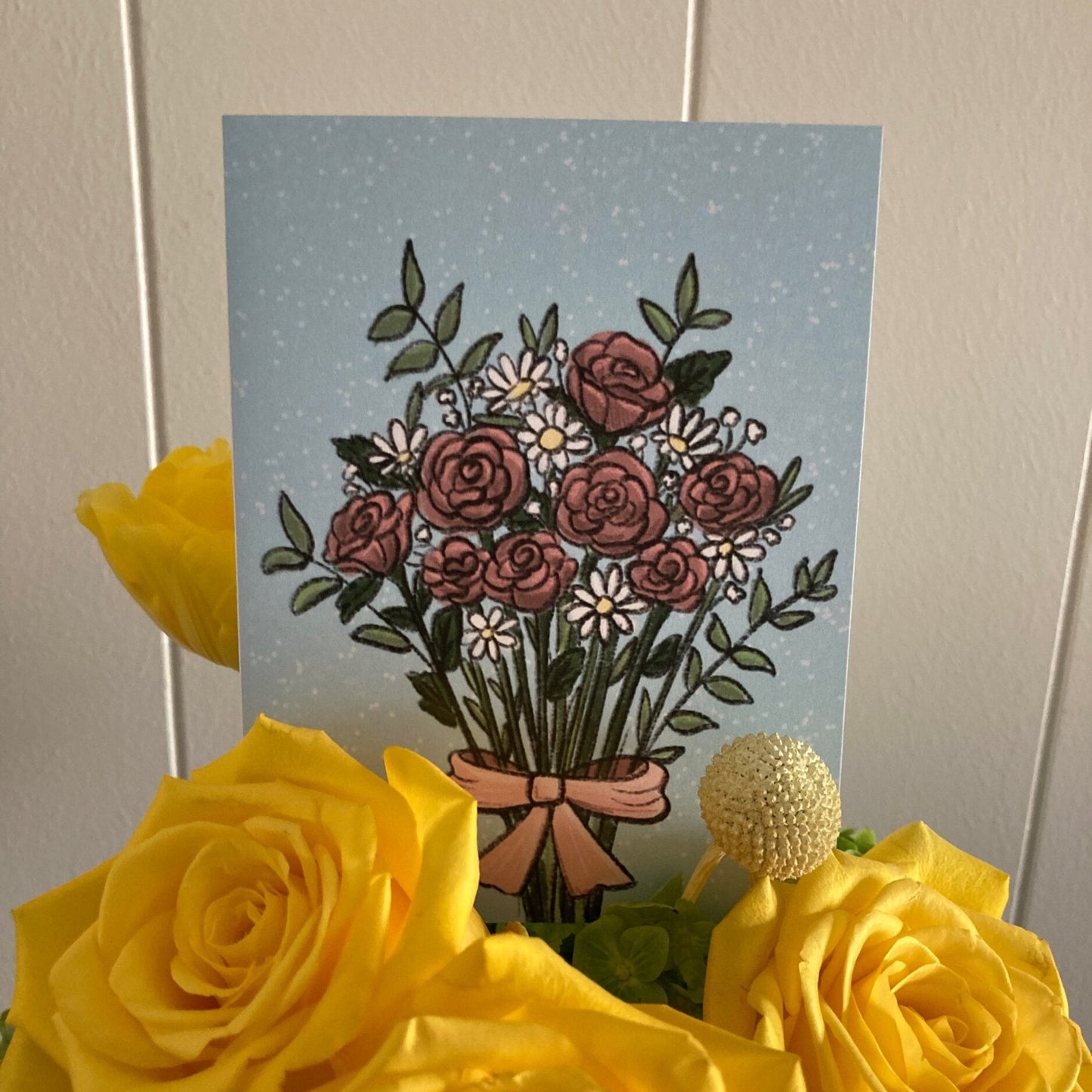 Flower Bouquet Card
