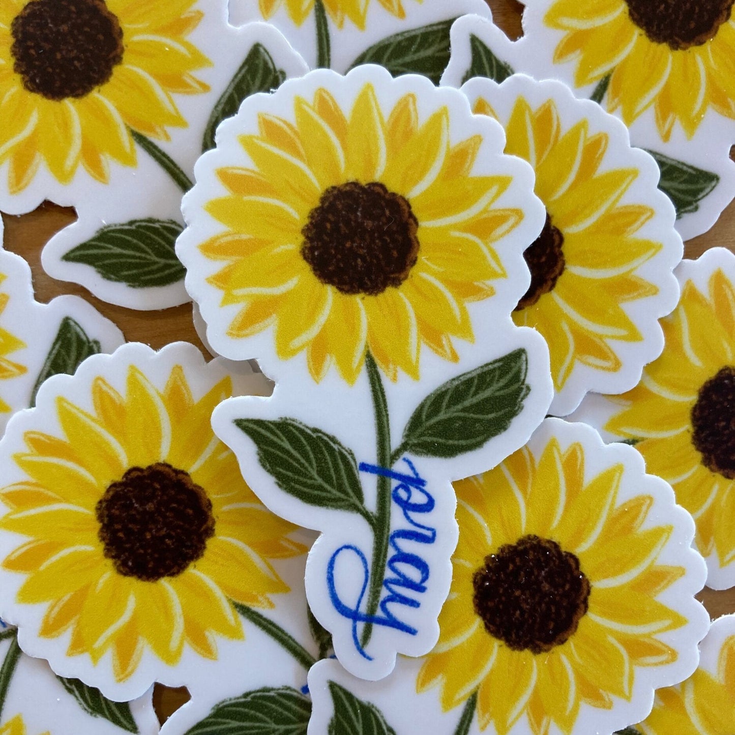 Sunflower Pray Sticker