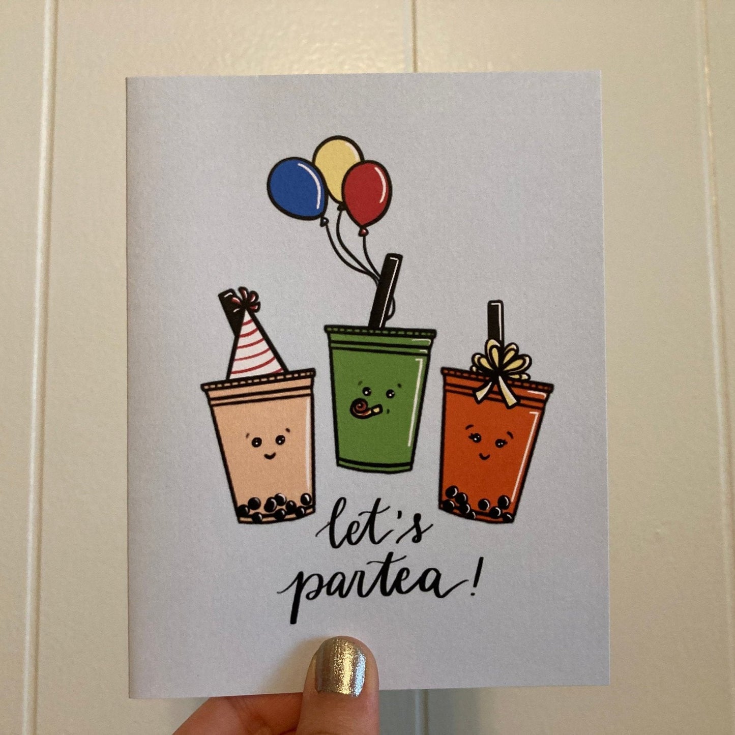 Let's Partea Boba Card