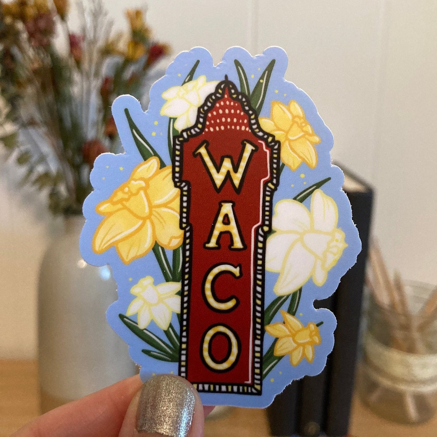 Waco Hippodrome Floral Sticker