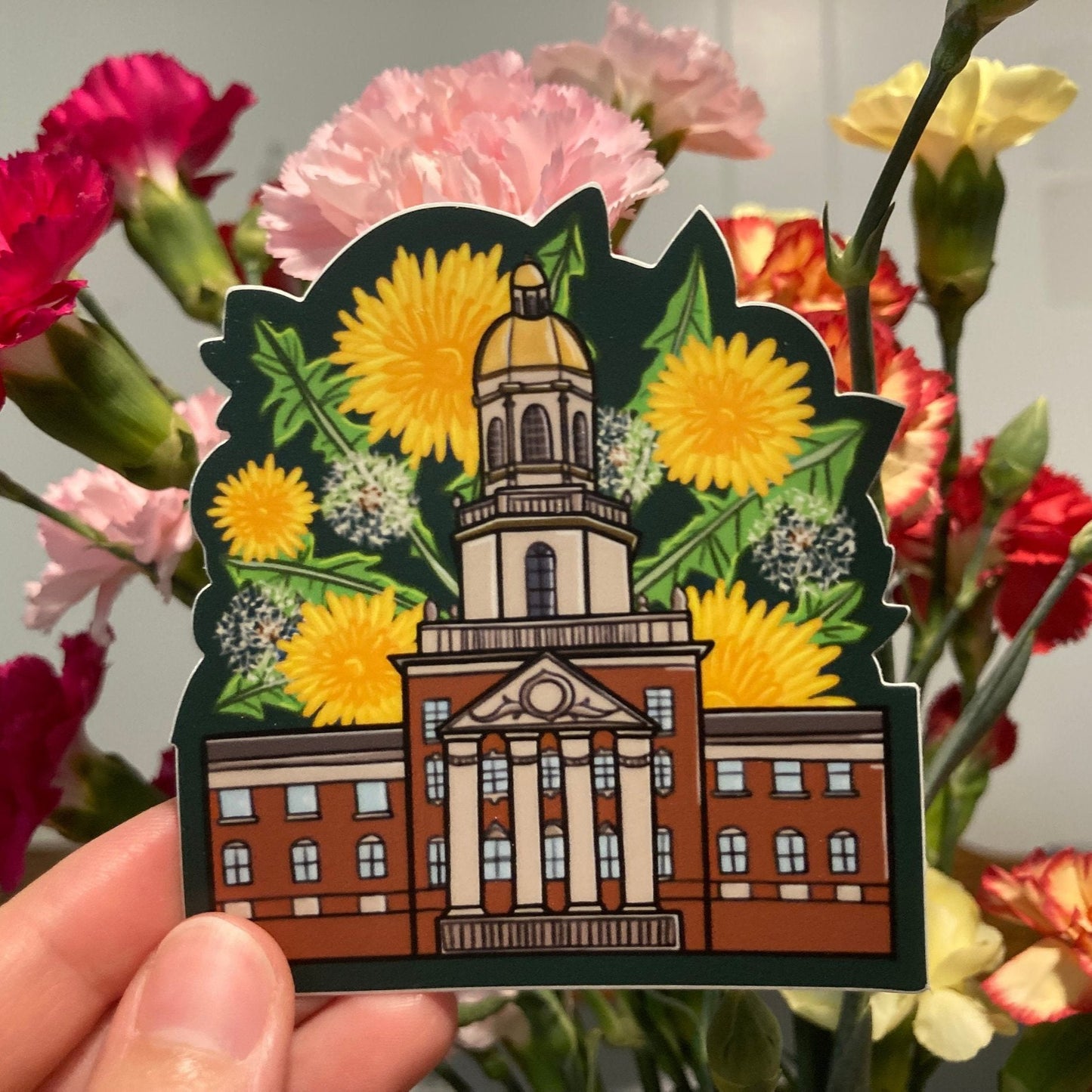 Baylor Floral Sticker
