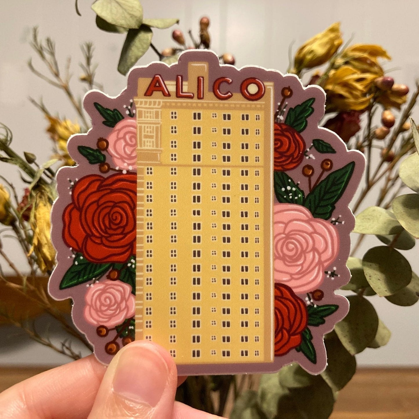Waco Alico Floral Sticker
