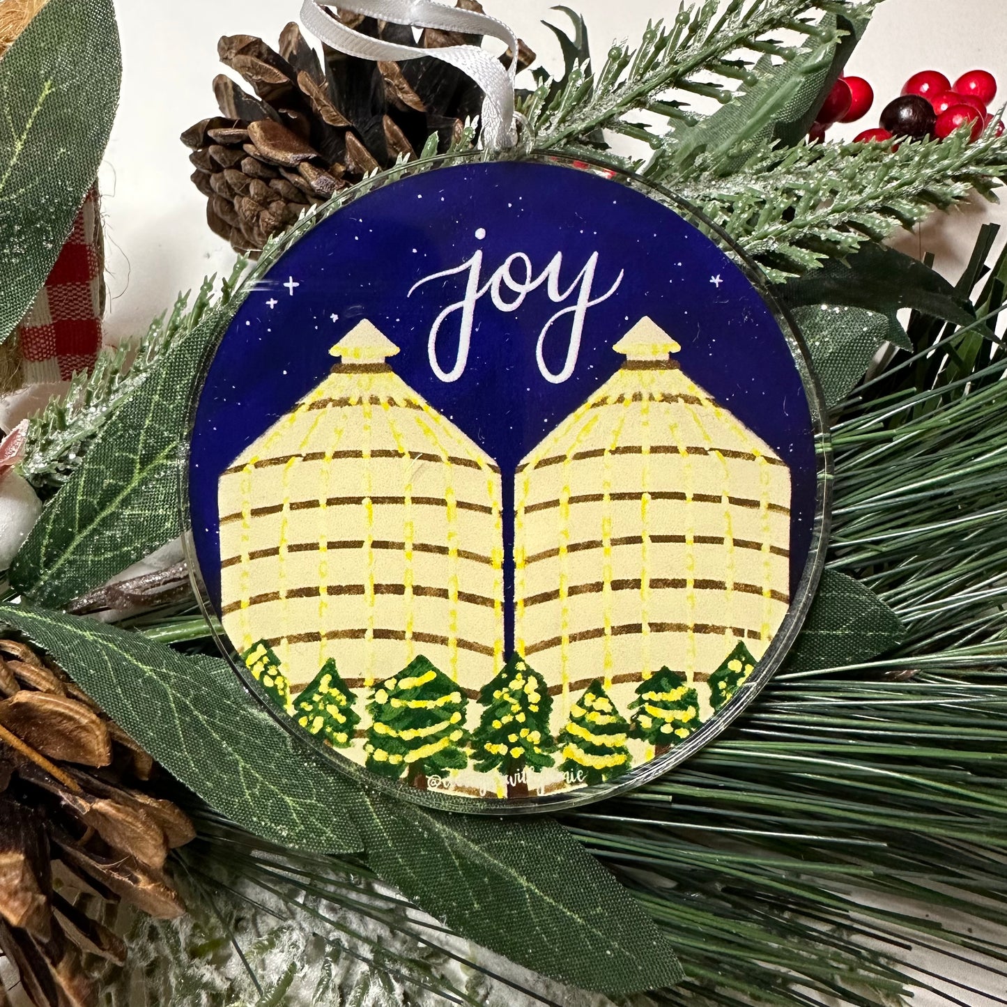 Magnolia Silos Joy Ornament