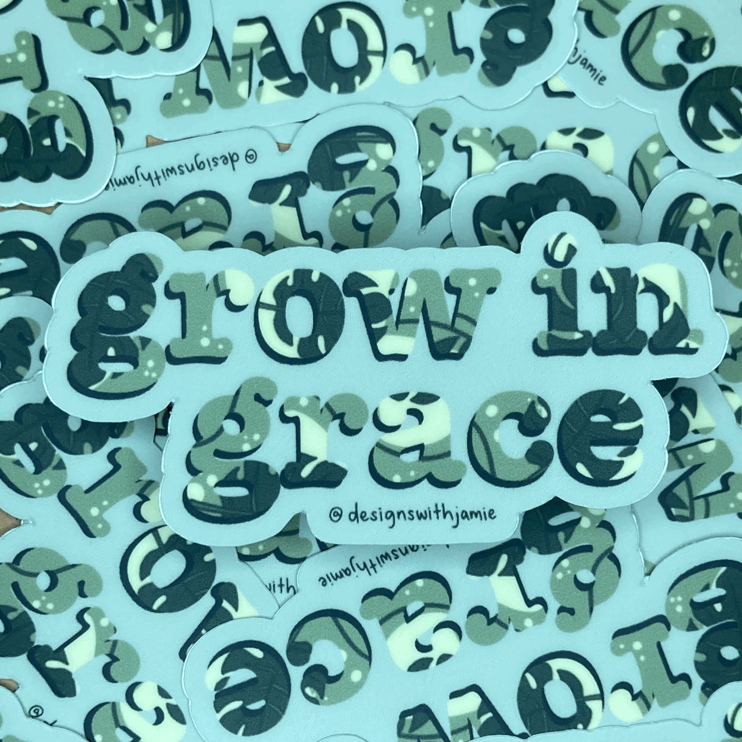 Grow in Grace Sticker
