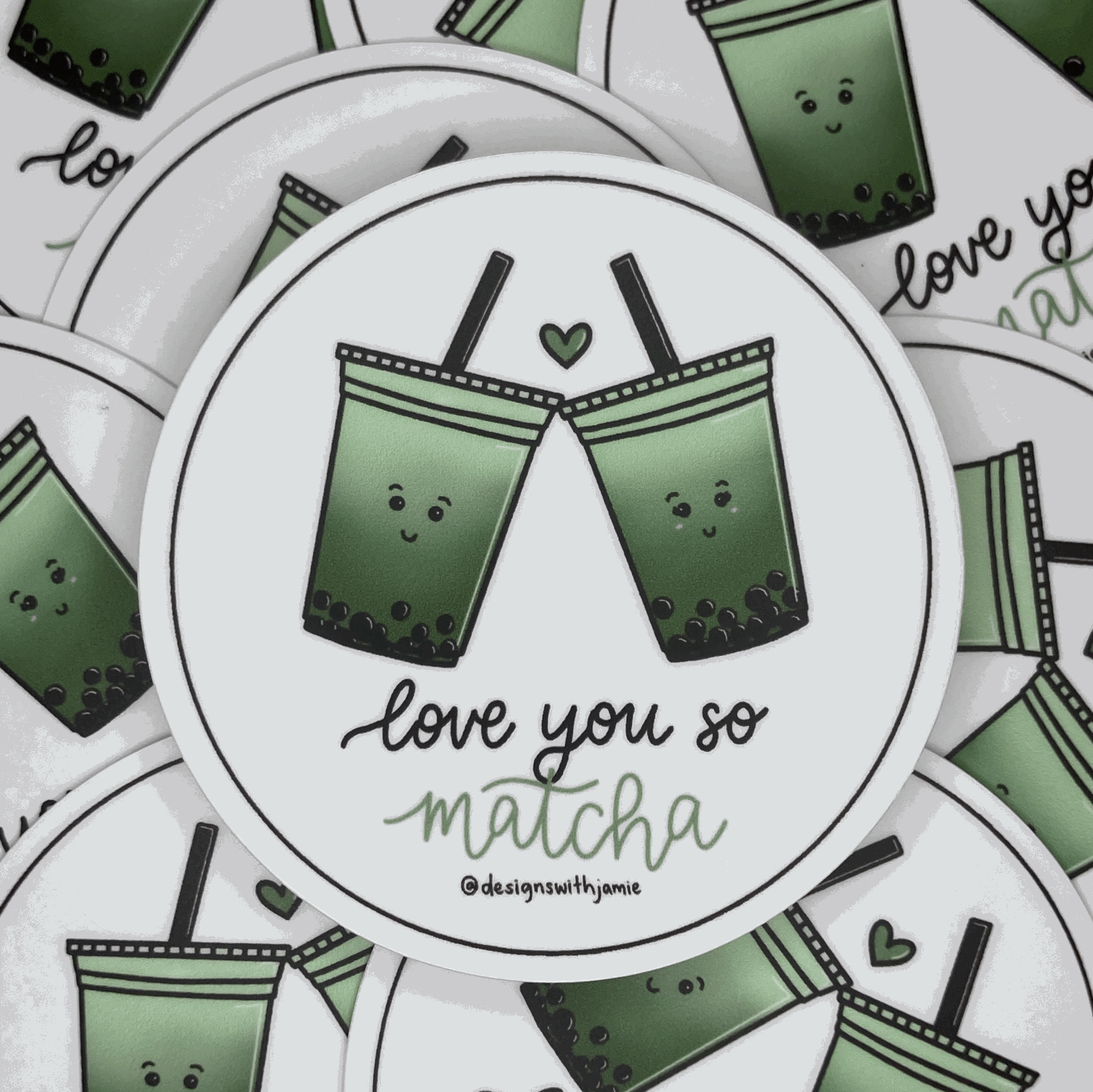 Matcha Maker Design Sticker for Sale by Finecitydesigns