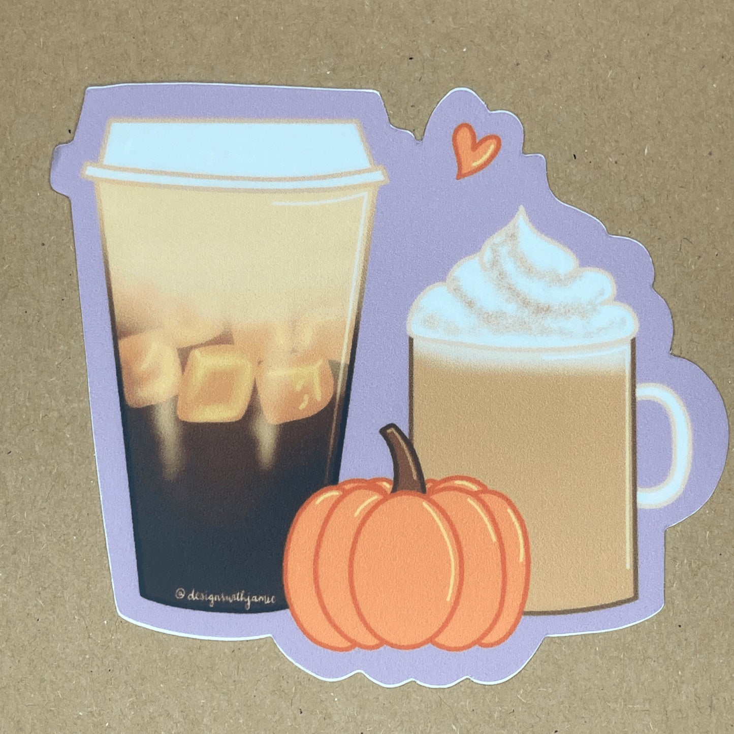 Pumpkin Spice Latte Sticker