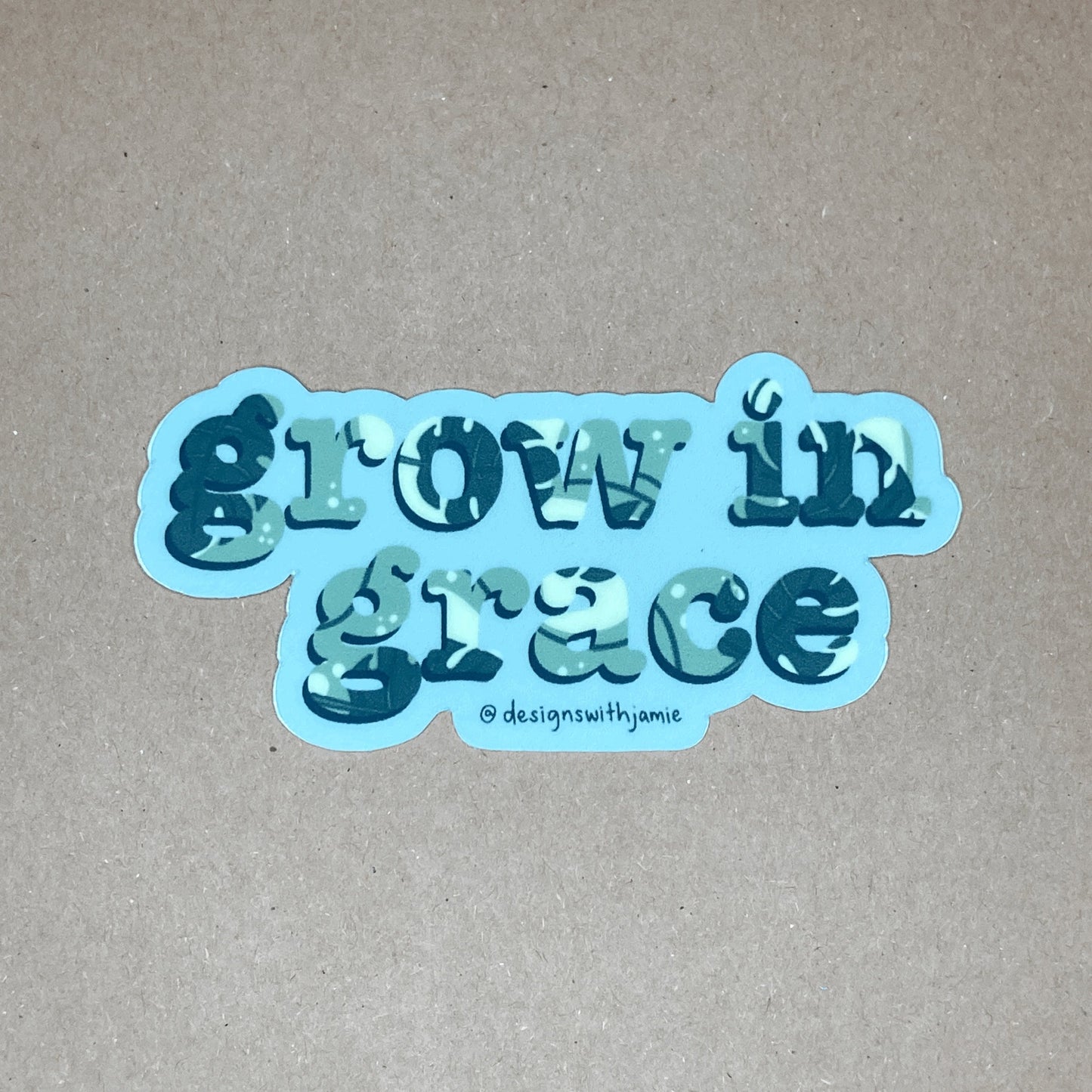 Grow in Grace Sticker