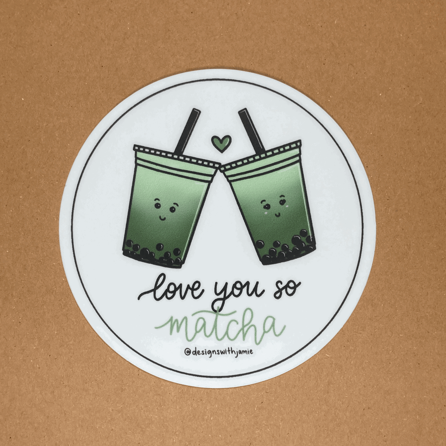 Love You so Matcha Sticker