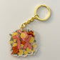 Texas Yellow Rose Keychain