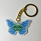 Bluebonnet Butterfly Keychain