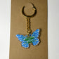 Bluebonnet Butterfly Keychain
