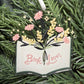 Book Lover Christmas Ornament