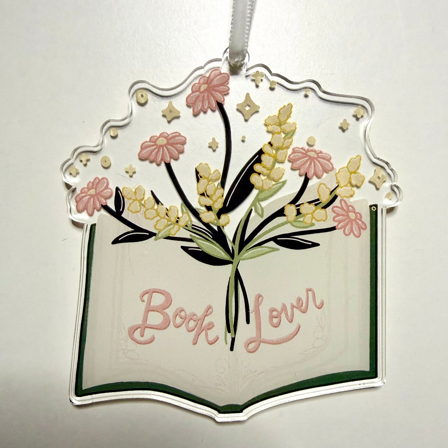 Book Lover Christmas Ornament