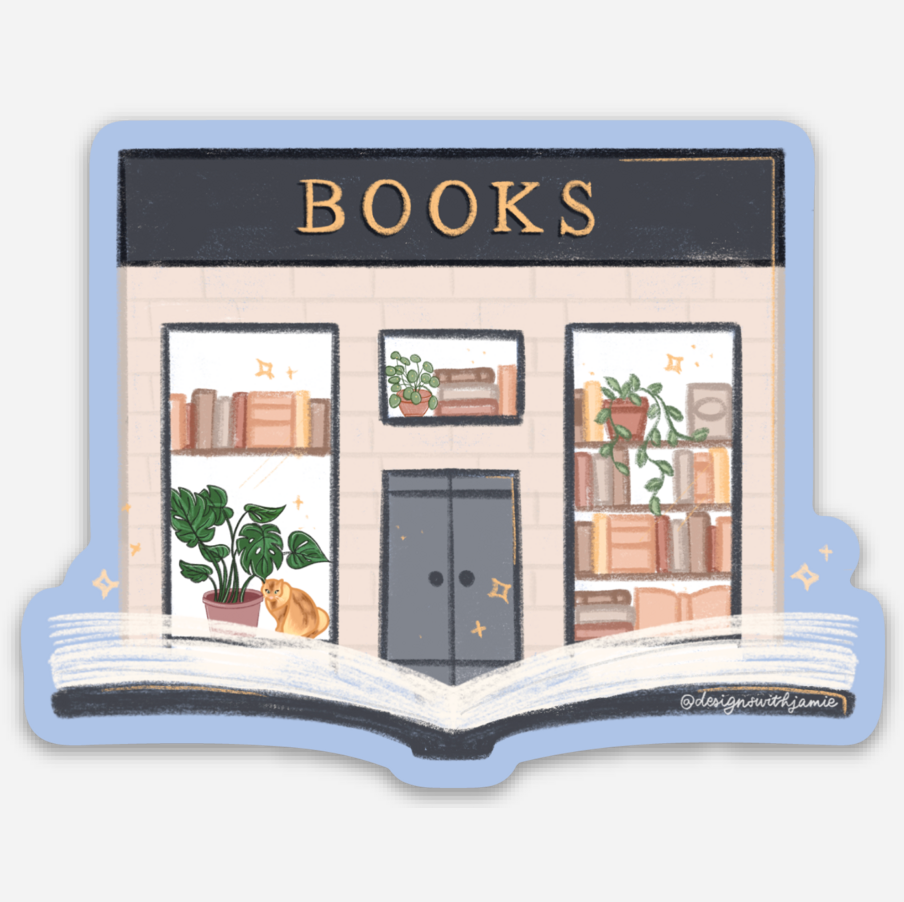 Bookstore Sticker