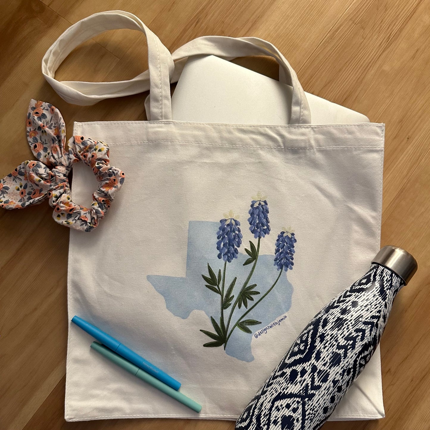 Texas Bluebonnet Tote