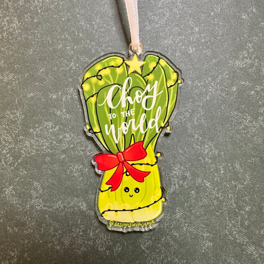 Choy to the World Ornament