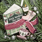 Cozy Reader's Book Club Christmas Ornament