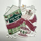 Cozy Reader's Book Club Christmas Ornament