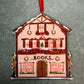 Cozy Bookstore Christmas Ornament