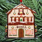 Cozy Bookstore Christmas Ornament