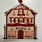 Cozy Bookstore Christmas Ornament