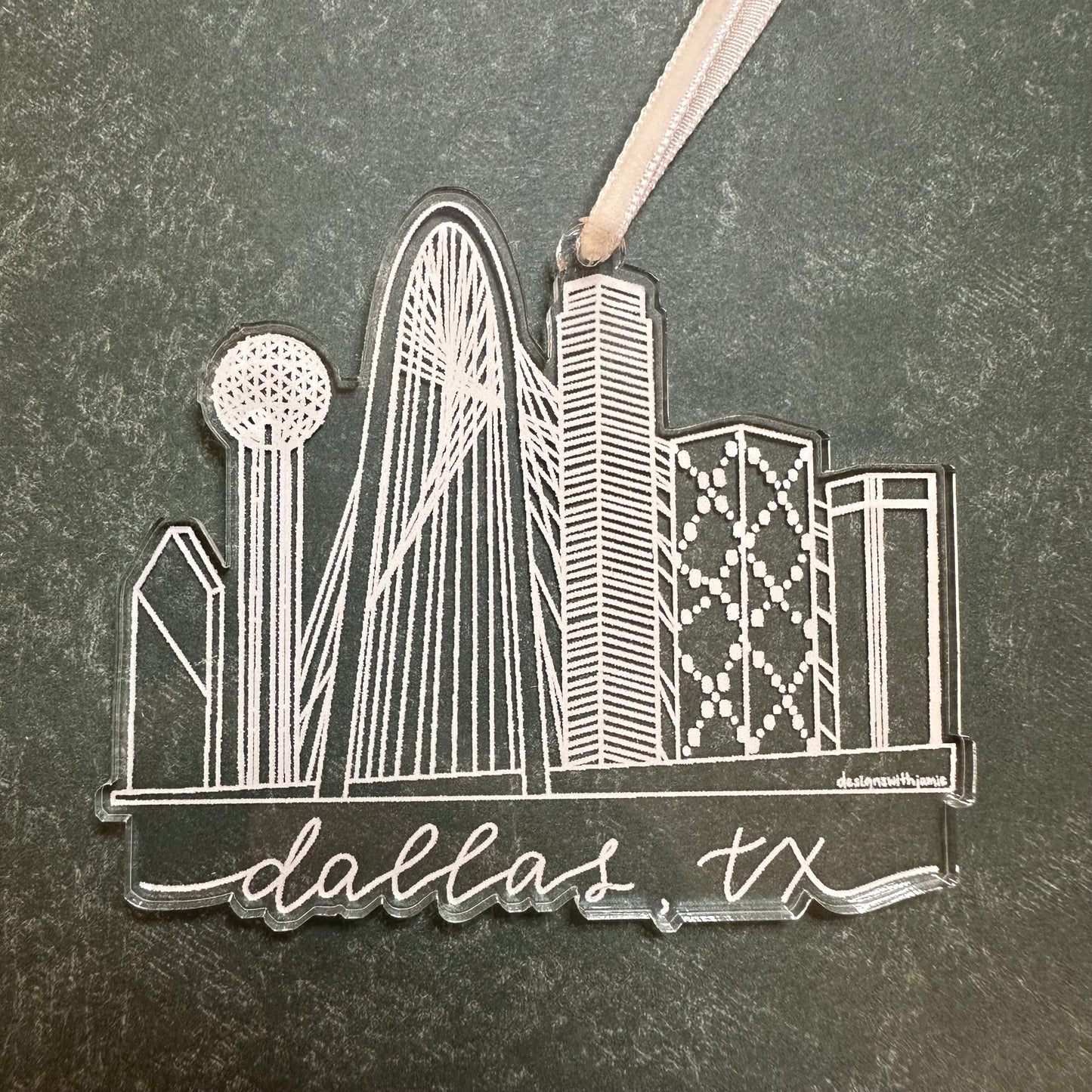 Dallas Skyline Ornament