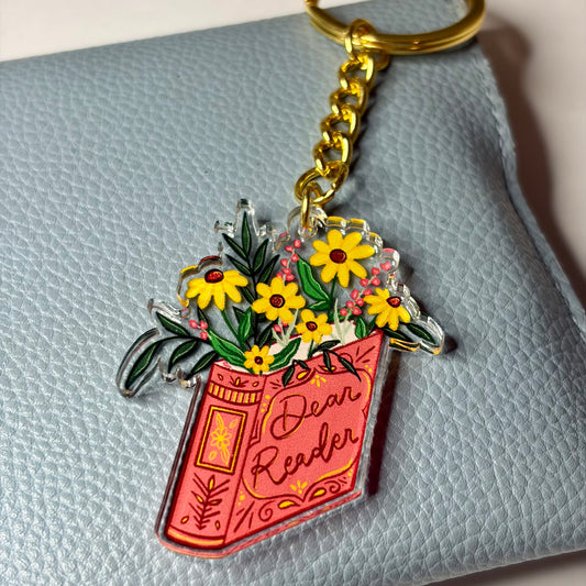 Dear Reader Keychain