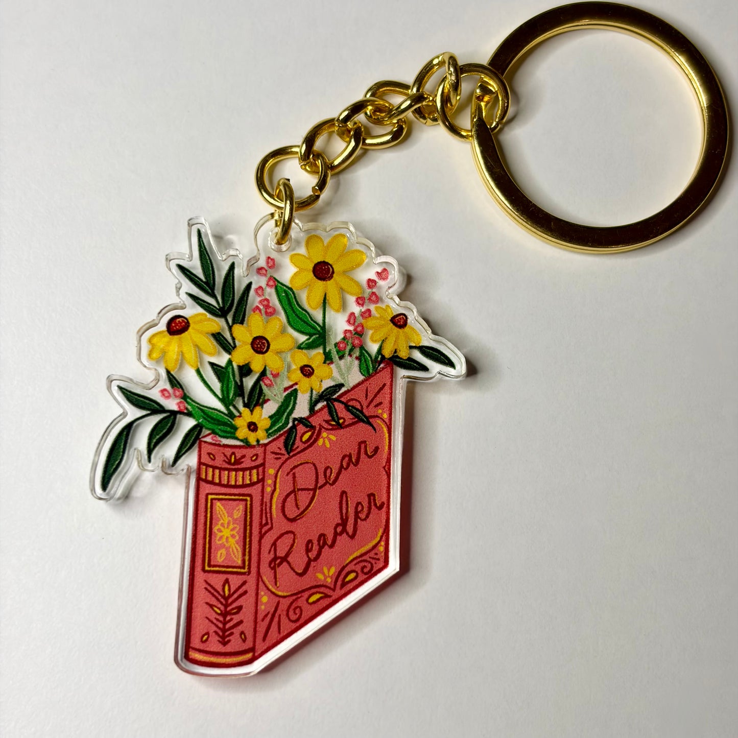 Dear Reader Keychain