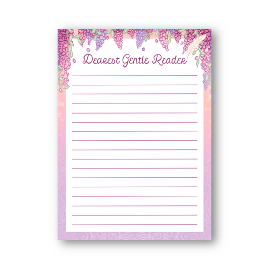 Dearest Gentle Reader Notepad