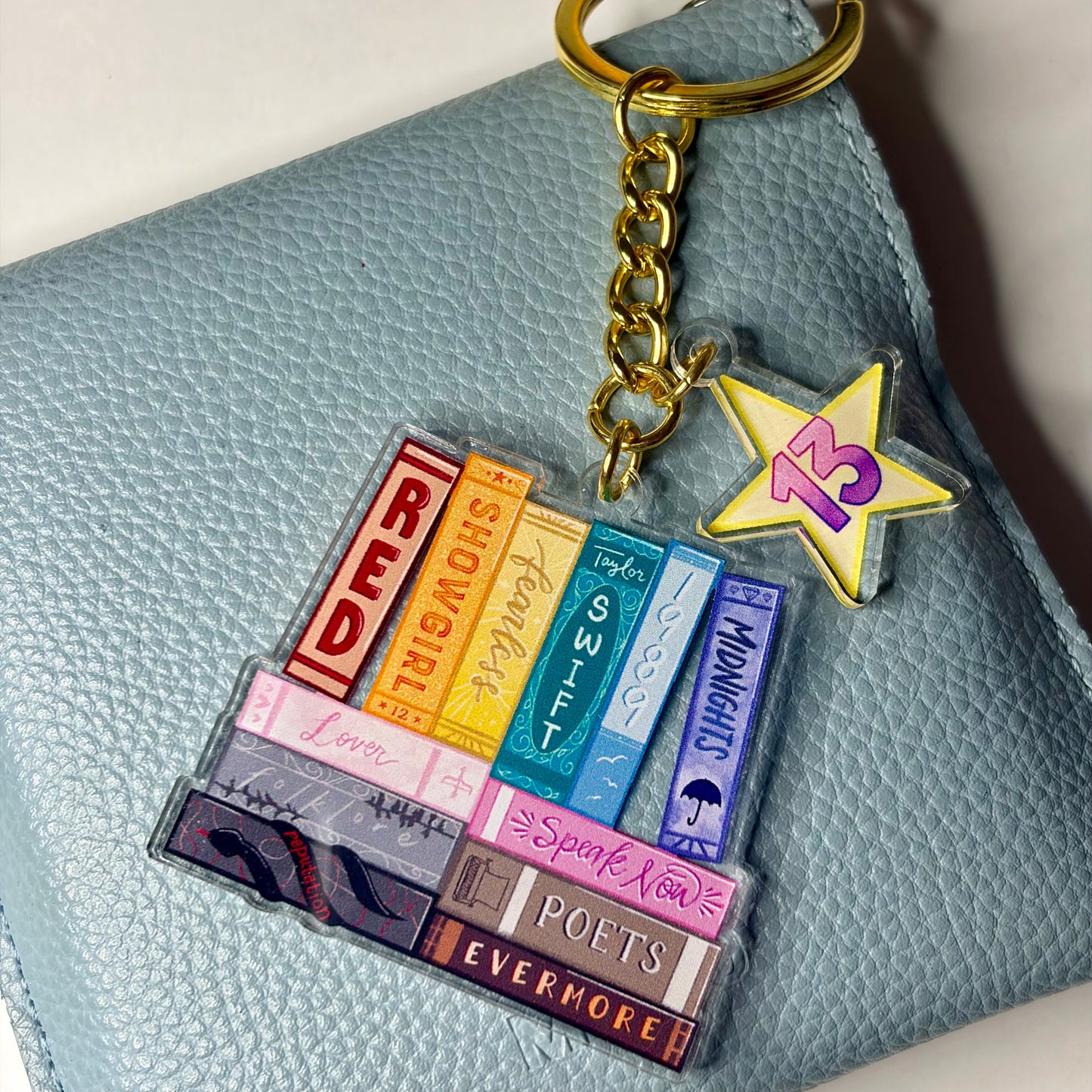 TS Eras Bookstack Keychain