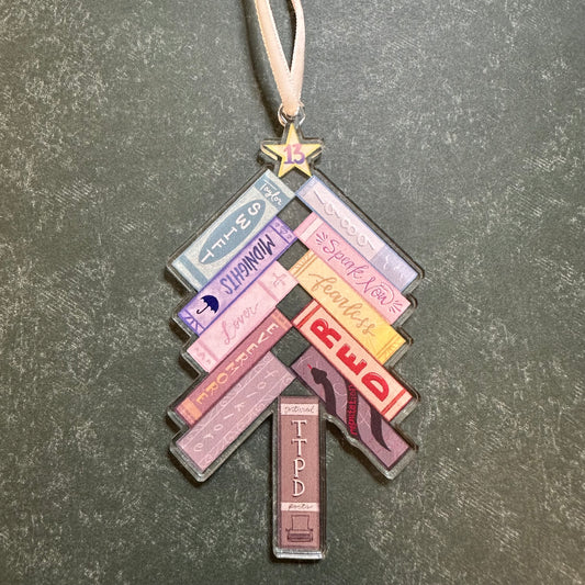 Taylor Swift Book Eras Tree Ornament
