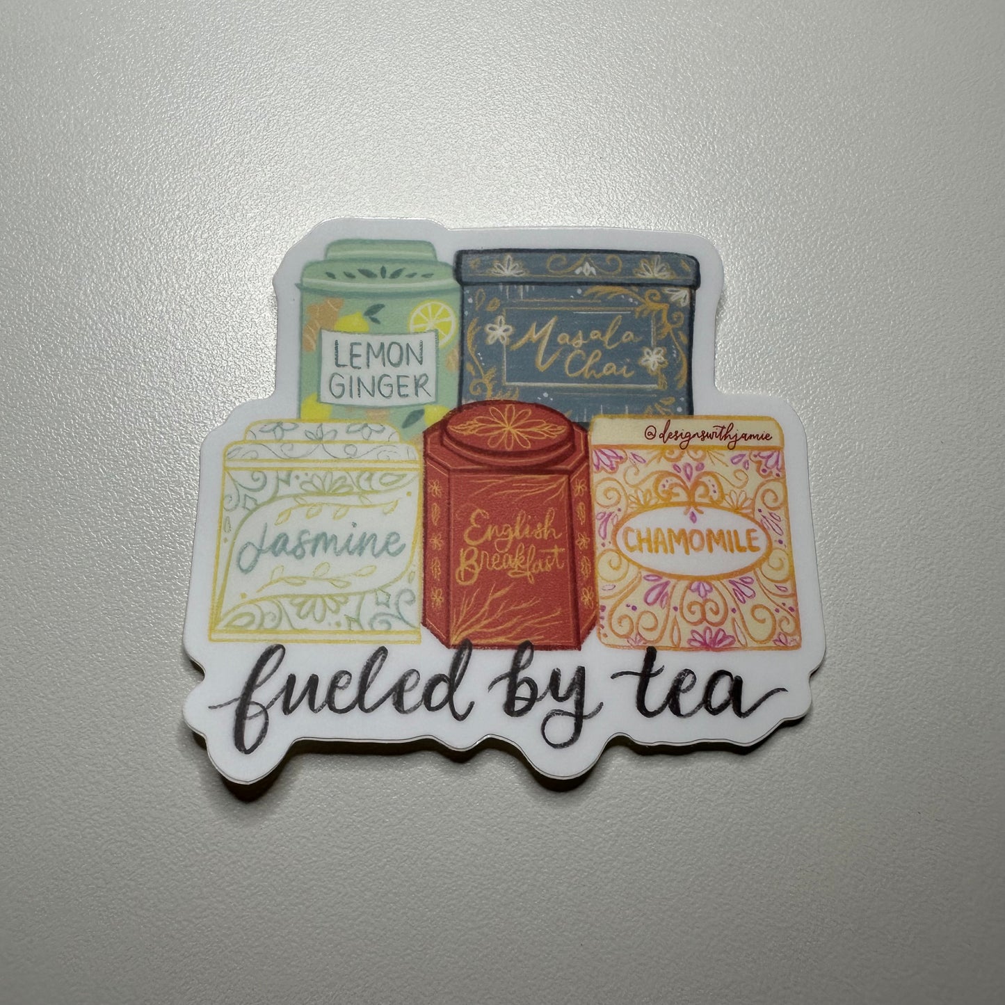 Fueled by Tea Sticker