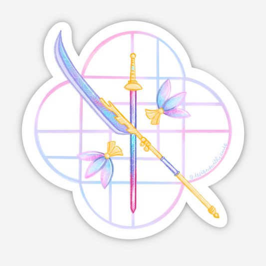 Huntrix Weapons Sticker